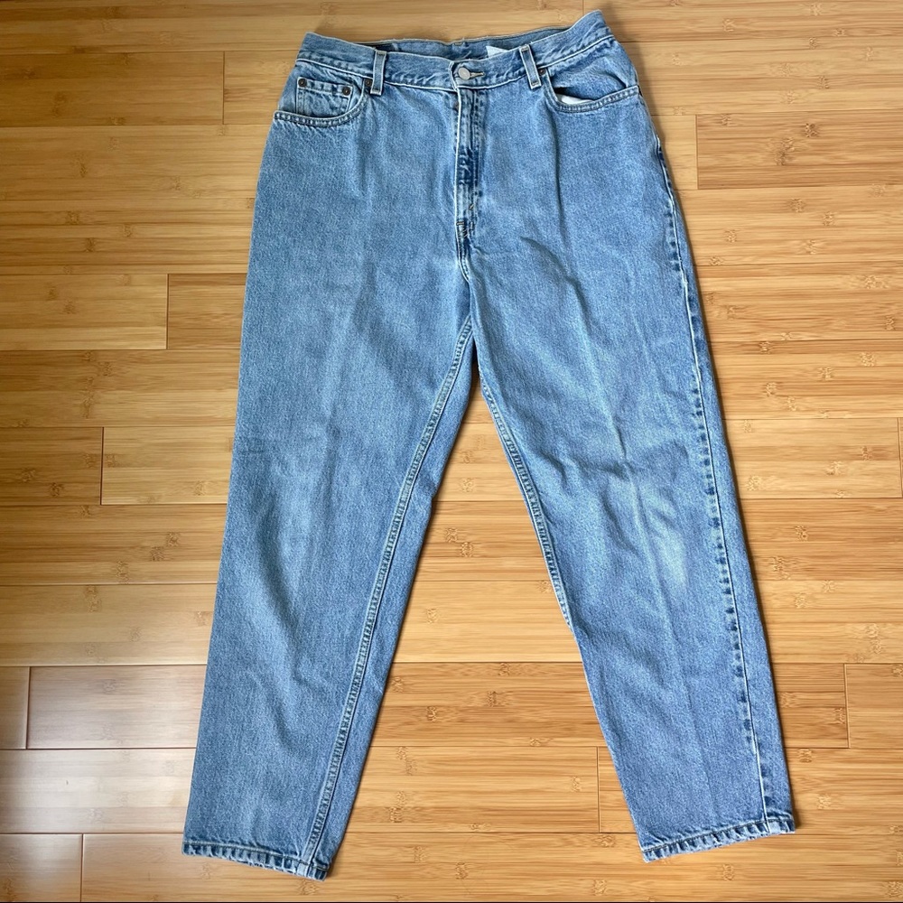 Vintage Y2K Levi’s 550 Relaxed Fit Tapered Leg High Rise Mom Jeans - 14 short